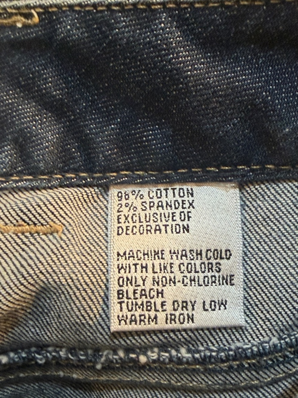 Talbots / Wide Leg Dark Blue Women’s Jeans…811 - Picture 7 of 10
